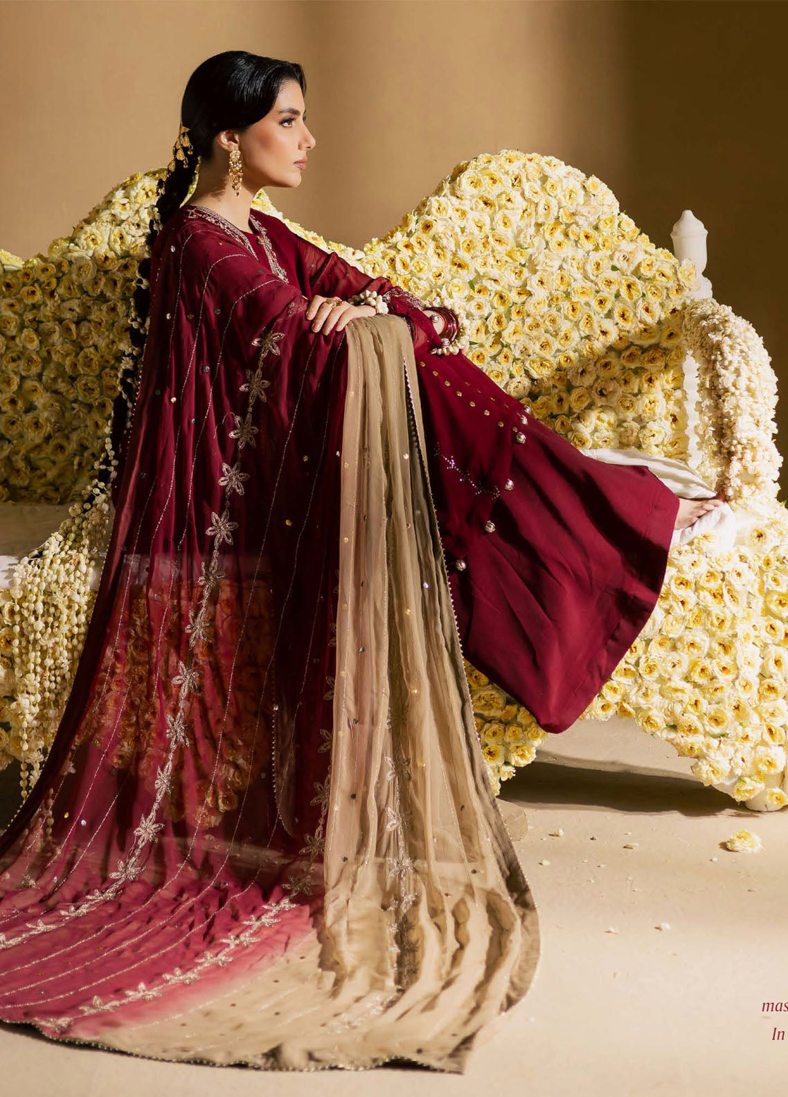 Mukeshkari By Nureh Embroidered Mukesh Chiffon 3 Piece Unstitched Suit NU25MEMC D-MK-16 Mukeshkari By Nureh Embroidered Mukesh Chiffon 3 Piece Unstitched Suit NU25MEMC D-MK-16