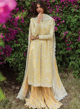Mulaqaat By Afrozeh Embroidered Lawn 3 Piece Unstitched Suit AF25MFL D-01 TAQDEER