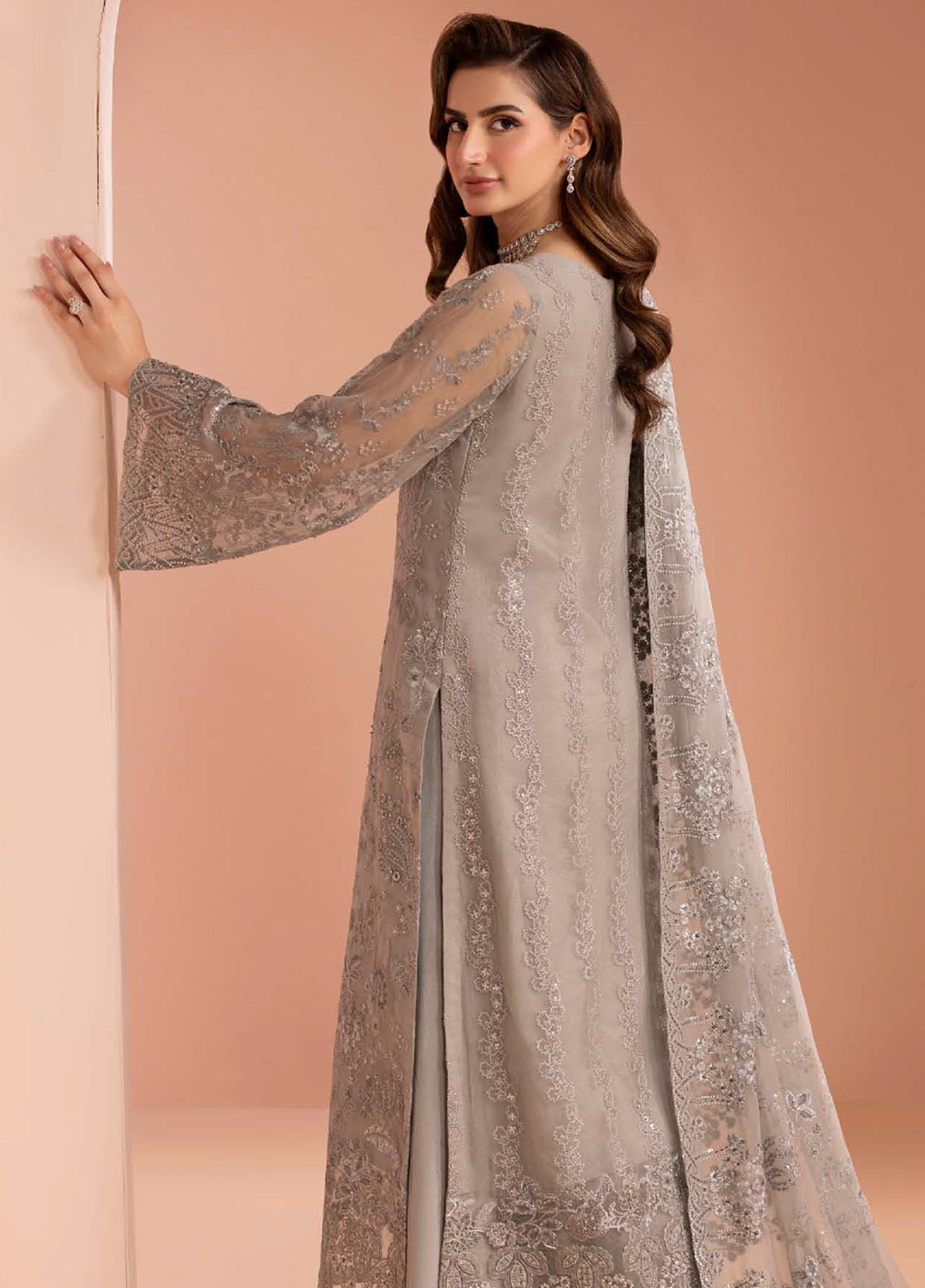 Murawwat By Lavish Premium Luxury Embroidered Chiffon 3 Piece Unstitched Suit LP25MLC D-04 MOONSTONE GREY Murawwat By Lavish Premium Luxury Embroidered Chiffon 3 Piece Unstitched Suit LP25MLC D-04 MOONSTONE GREY