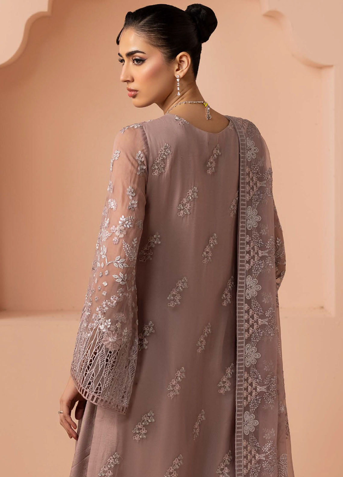 Murawwat By Lavish Premium Luxury Embroidered Chiffon 3 Piece Unstitched Suit LP25MLC D-09 BLUSH LATTE Murawwat By Lavish Premium Luxury Embroidered Chiffon 3 Piece Unstitched Suit LP25MLC D-09 BLUSH LATTE