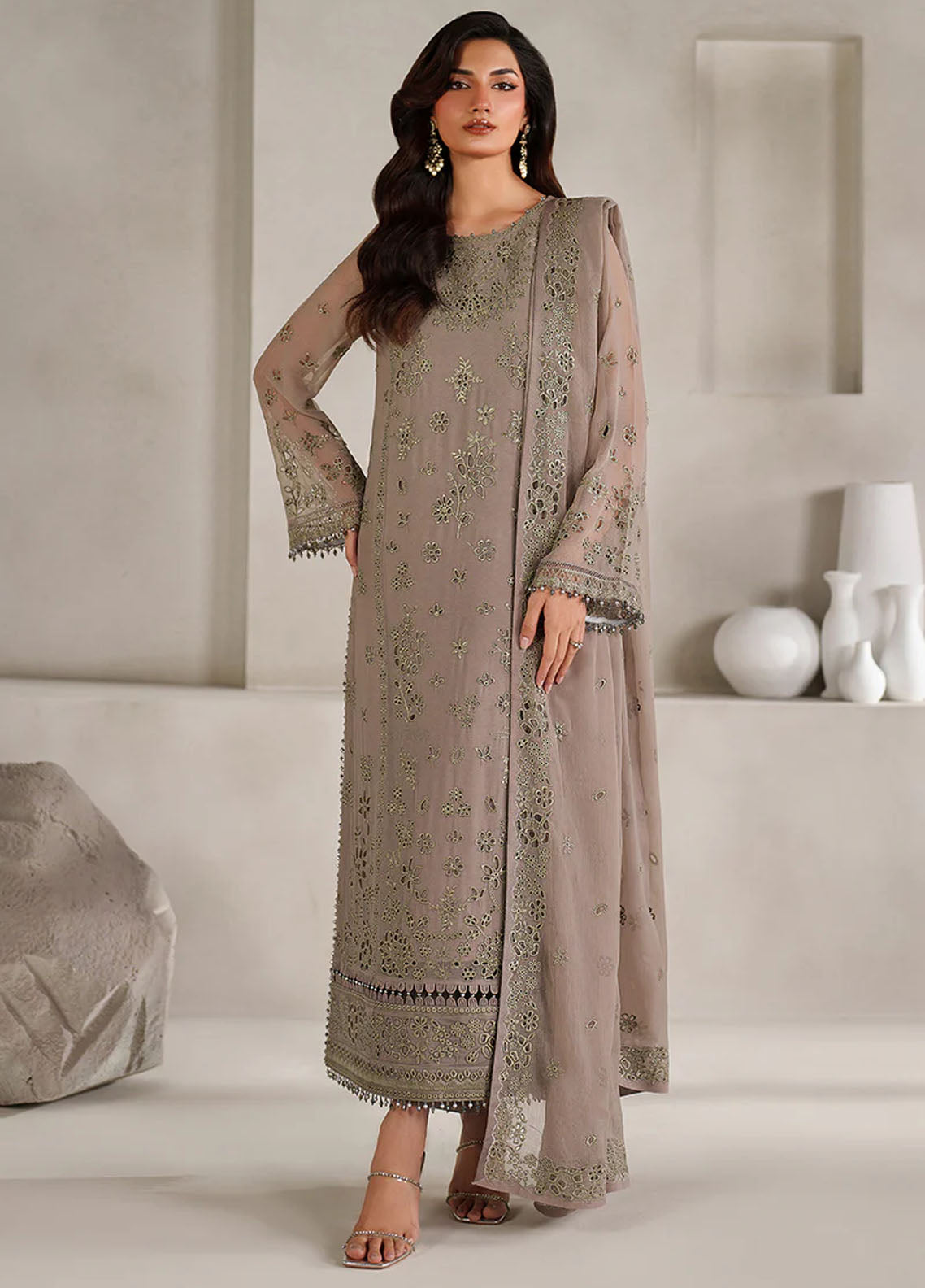 Muse Thread By Zarif Festive Embroidered Chiffon 3 Piece Unstitched Suit ZF25MT D-MT-08 AABROO Muse Thread By Zarif Festive Embroidered Chiffon 3 Piece Unstitched Suit ZF25MT D-MT-08 AABROO