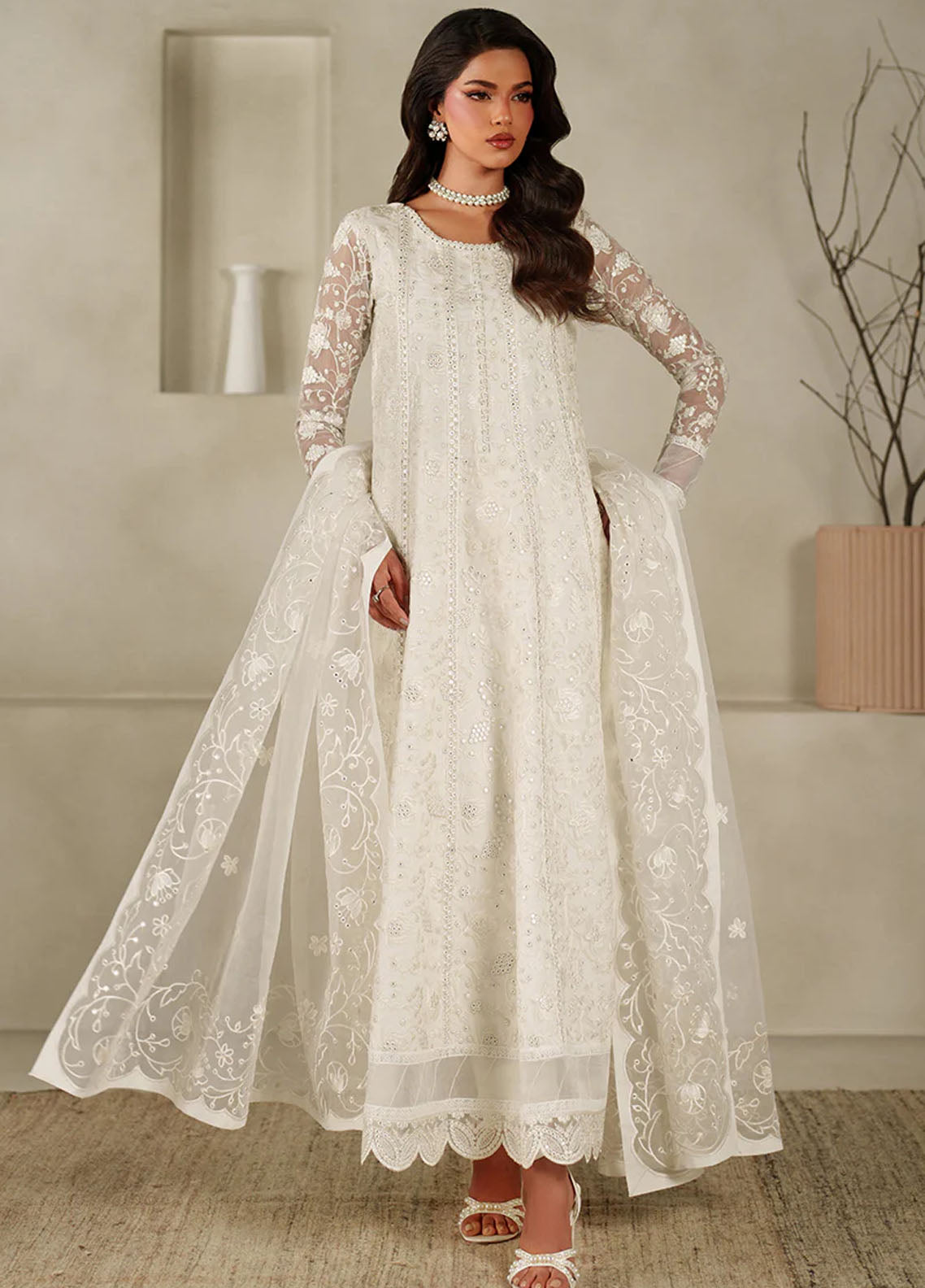 Muse Thread By Zarif Festive Embroidered Organza 3 Piece Unstitched Suit ZF25MT D-MT-03 SAHIL Muse Thread By Zarif Festive Embroidered Organza 3 Piece Unstitched Suit ZF25MT D-MT-03 SAHIL