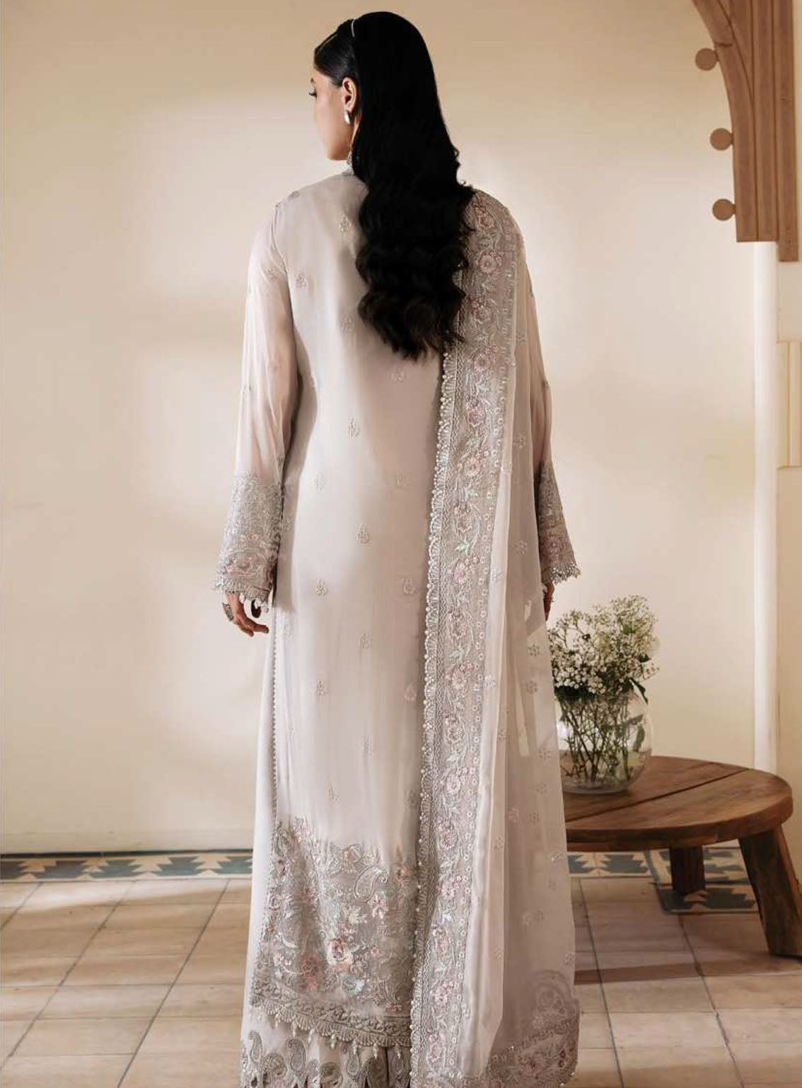 Muse By Serene Luxury Chiffon 3 Piece Unstitched Suit S24M S-1079 LUMEIRE Muse By Serene Luxury Chiffon 3 Piece Unstitched Suit S24M S-1079 LUMEIRE