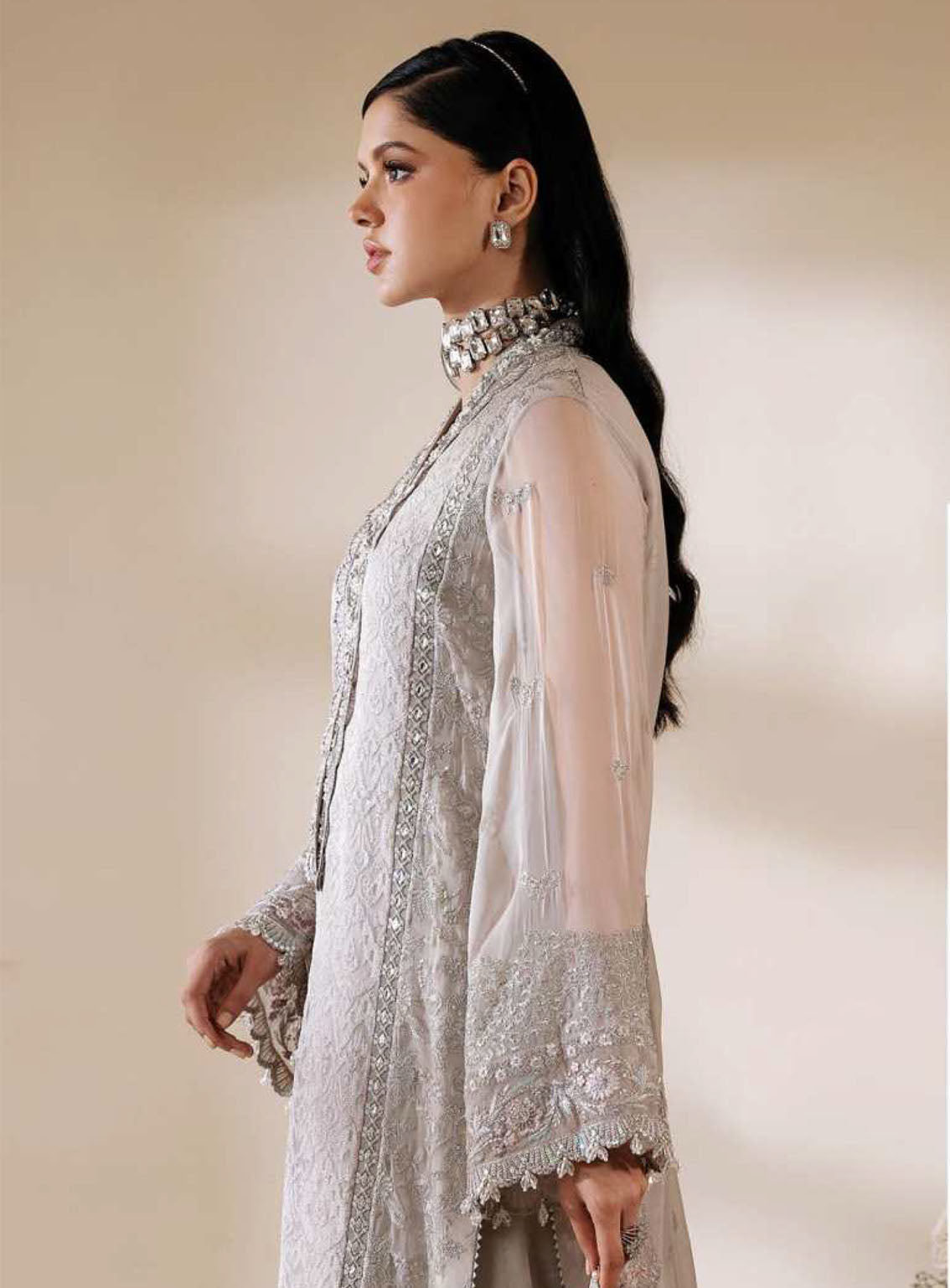 Muse By Serene Luxury Chiffon 3 Piece Unstitched Suit S24M S-1079 LUMEIRE Muse By Serene Luxury Chiffon 3 Piece Unstitched Suit S24M S-1079 LUMEIRE