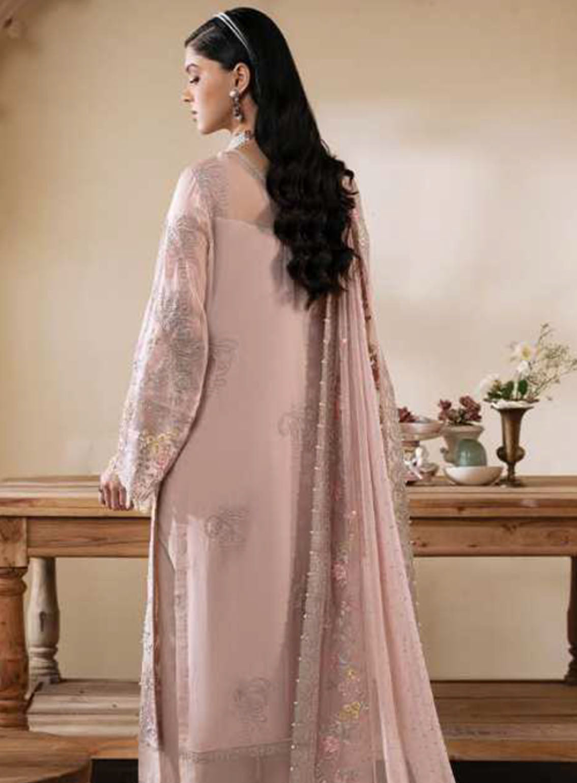 Muse By Serene Luxury Chiffon 3 Piece Unstitched Suit S24M S-1084 CRISTAL Muse By Serene Luxury Chiffon 3 Piece Unstitched Suit S24M S-1084 CRISTAL
