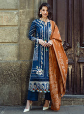 Mushq Broadway Embroidered Crepe 3 Piece Unstitched Suit MQ24BW SWEET SURRENDER