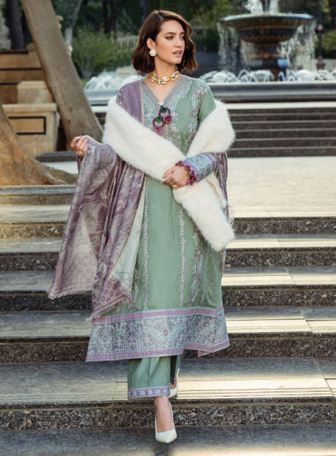 Mushq Broadway Embroidered Dobby 3 Piece Unstitched Suit MQ24BW SWEET UNION Mushq Broadway Embroidered Dobby 3 Piece Unstitched Suit MQ24BW SWEET UNION