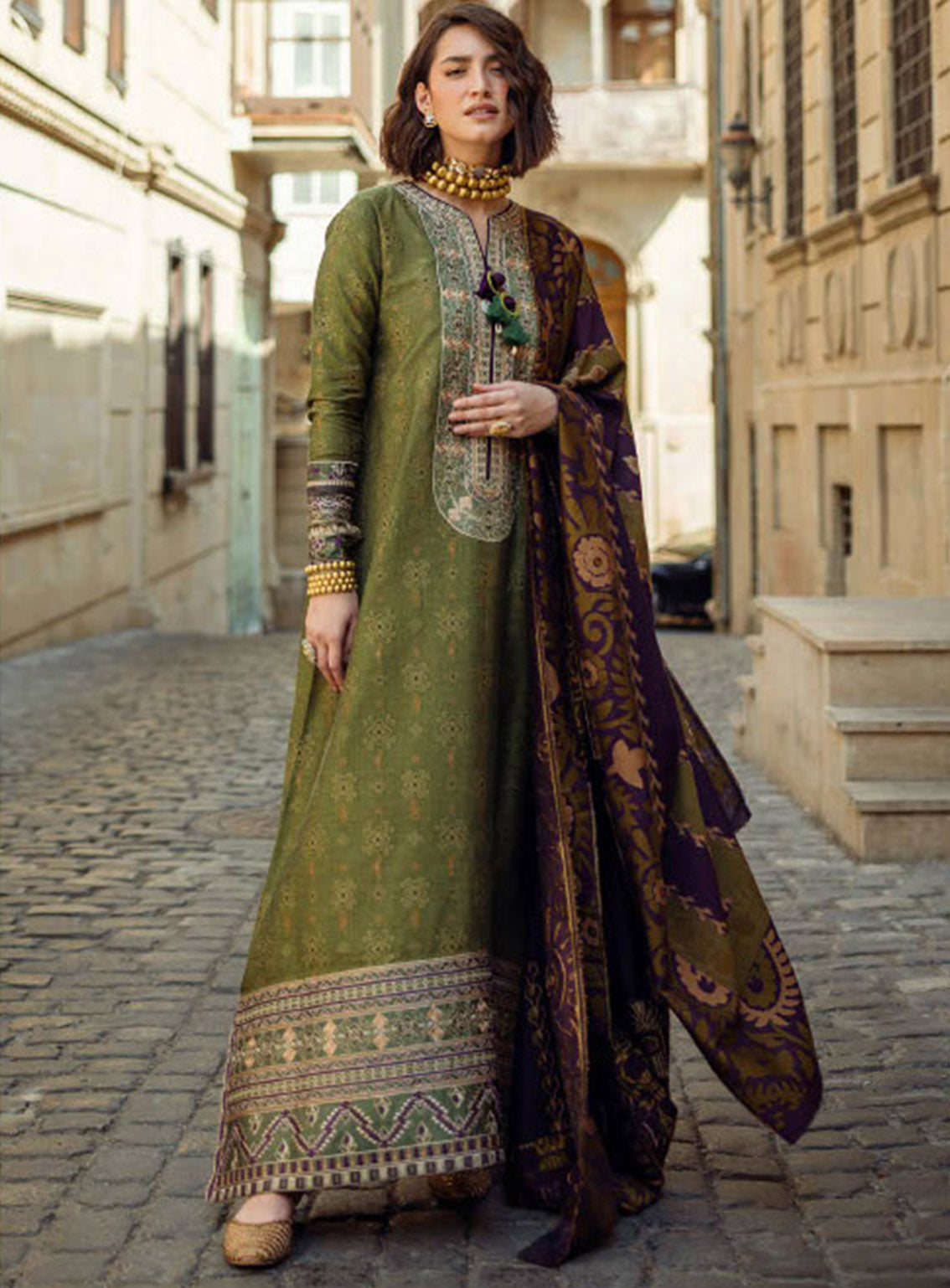 Mushq Broadway Embroidered Jacquard 3 Piece Unstitched Suit MQ24BW GENTLE TOUCH Mushq Broadway Embroidered Jacquard 3 Piece Unstitched Suit MQ24BW GENTLE TOUCH