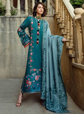 Mushq Broadway Embroidered Jacquard 3 Piece Unstitched Suit MQ24BW WHISPERED SECRETS