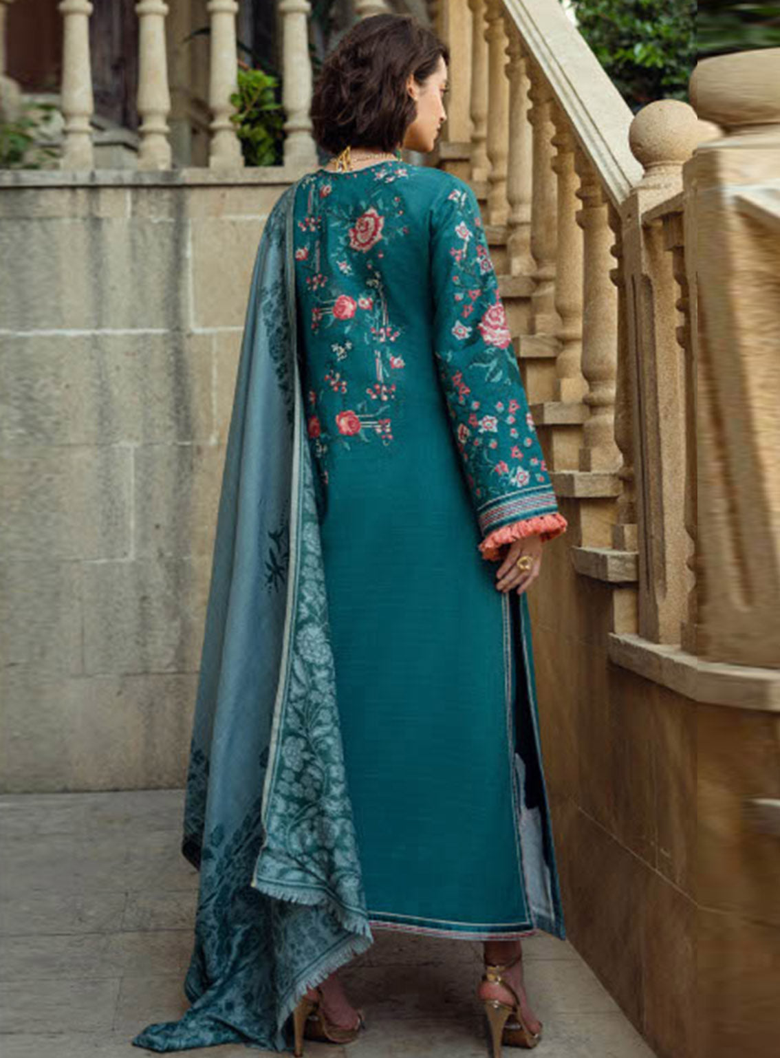 Mushq Broadway Embroidered Jacquard 3 Piece Unstitched Suit MQ24BW WHISPERED SECRETS Mushq Broadway Embroidered Jacquard 3 Piece Unstitched Suit MQ24BW WHISPERED SECRETS