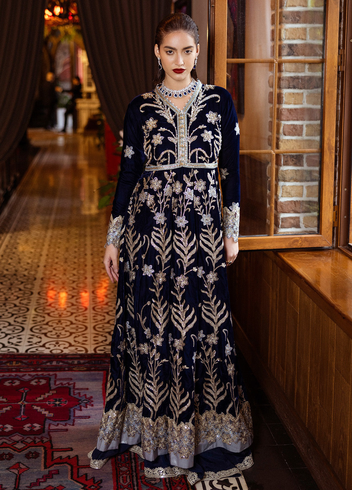 Mushq Deja Vu Embroidered Velvet 3 Piece Unstitched Suit MQ24DUV D-01 TIMELESS MIRAGE Mushq Deja Vu Embroidered Velvet 3 Piece Unstitched Suit MQ24DUV D-01 TIMELESS MIRAGE