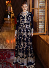 Mushq Deja Vu Embroidered Velvet 3 Piece Unstitched Suit MQ24DUV D-01 TIMELESS MIRAGE