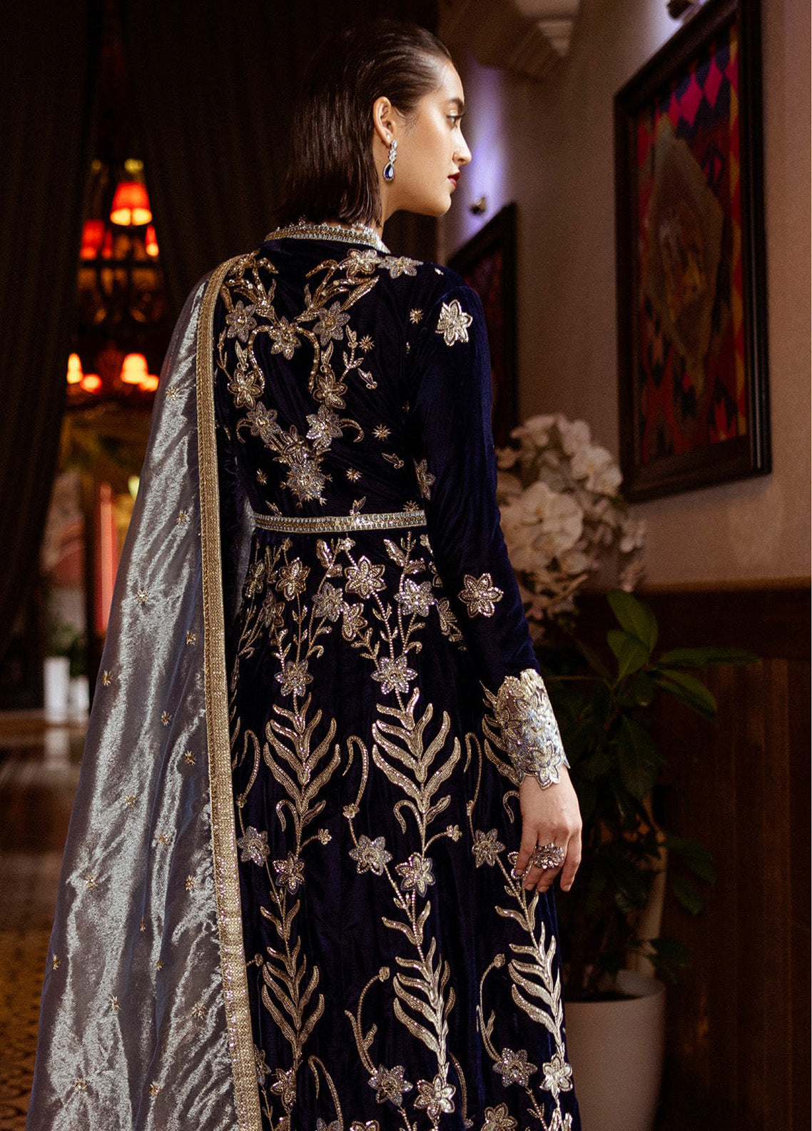 Mushq Deja Vu Embroidered Velvet 3 Piece Unstitched Suit MQ24DUV D-01 TIMELESS MIRAGE Mushq Deja Vu Embroidered Velvet 3 Piece Unstitched Suit MQ24DUV D-01 TIMELESS MIRAGE