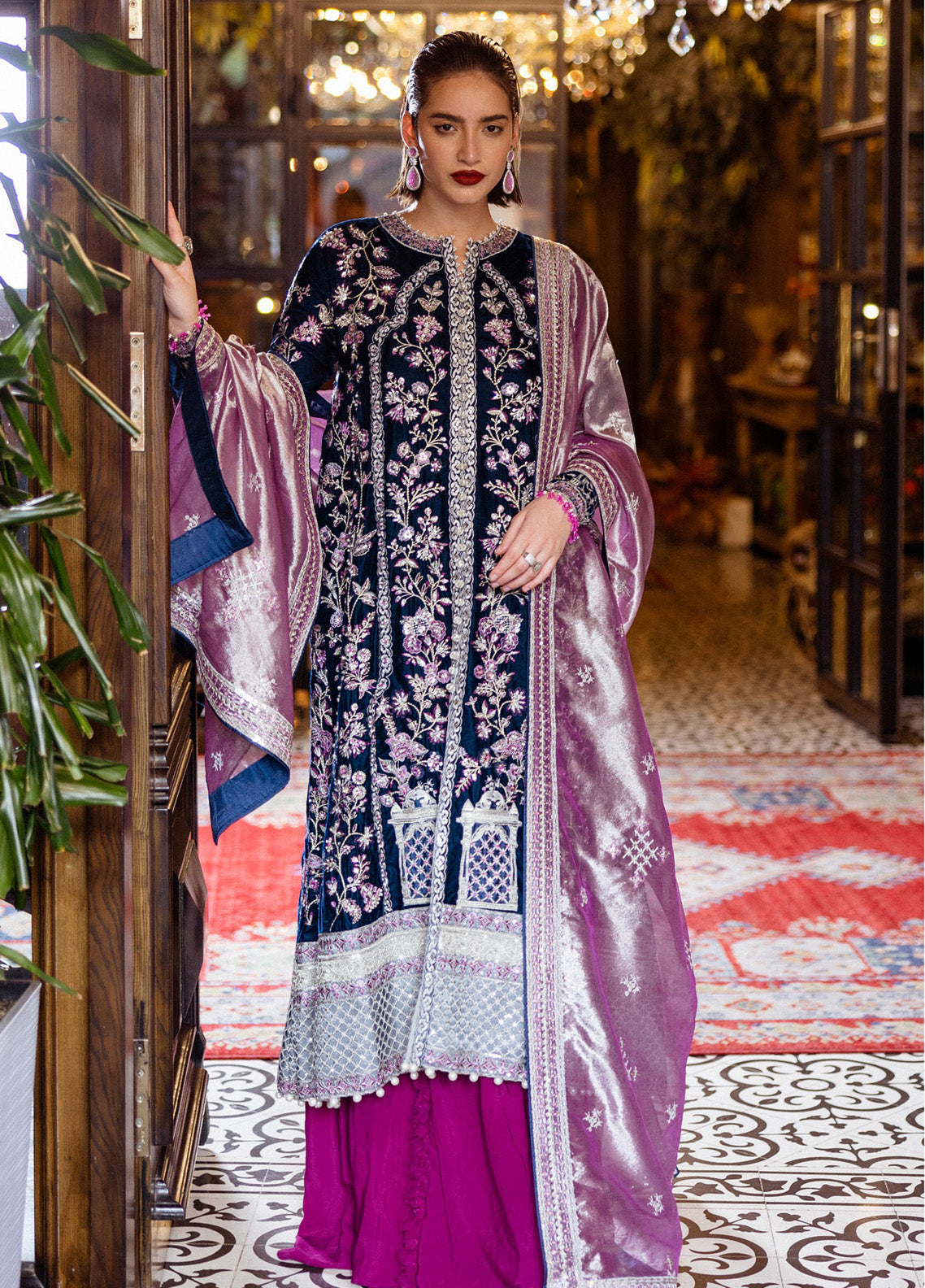 Mushq Deja Vu Embroidered Velvet 3 Piece Unstitched Suit MQ24DUV D-02 INFINITE LOOP Mushq Deja Vu Embroidered Velvet 3 Piece Unstitched Suit MQ24DUV D-02 INFINITE LOOP