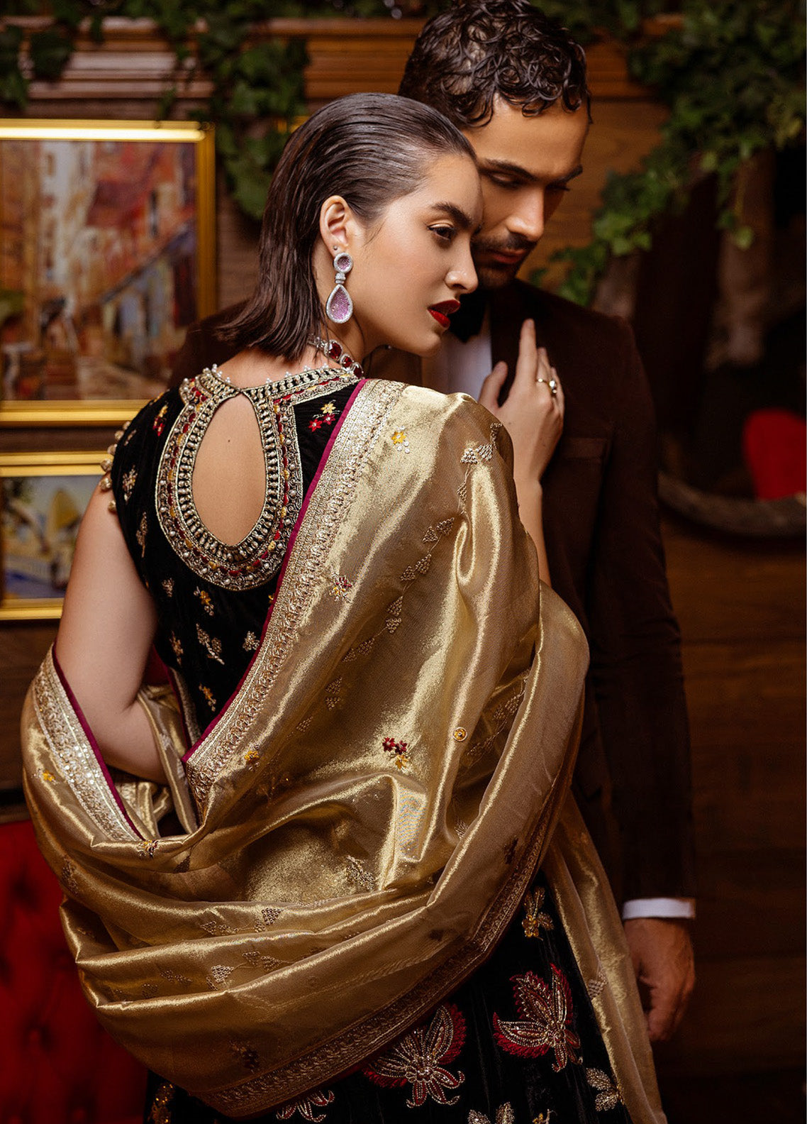 Mushq Deja Vu Embroidered Velvet 3 Piece Unstitched Suit MQ24DUV D-04 WHISPERS OF YESTERDAY Mushq Deja Vu Embroidered Velvet 3 Piece Unstitched Suit MQ24DUV D-04 WHISPERS OF YESTERDAY