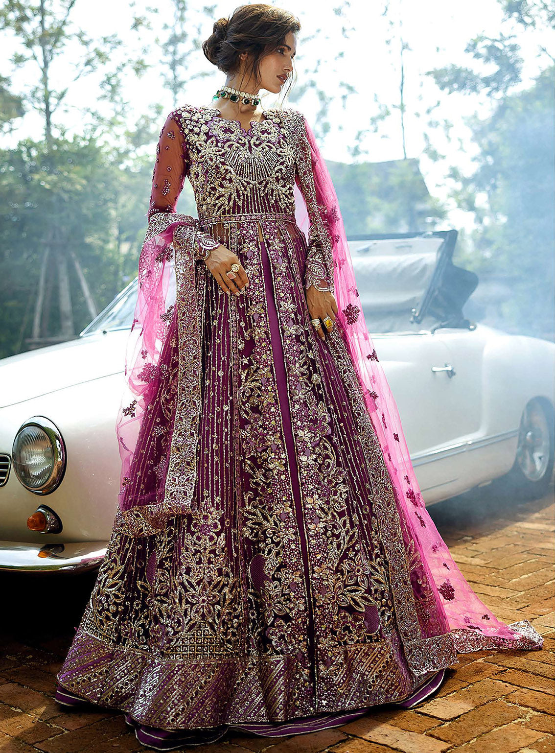 Mushq Stardust Exclusive Wedding Embroidered Net 3 Piece Unstitched Suit MQ24SW D-01 STARSTRUCK ELEGANCE Mushq Stardust Exclusive Wedding Embroidered Net 3 Piece Unstitched Suit MQ24SW D-01 STARSTRUCK ELEGANCE