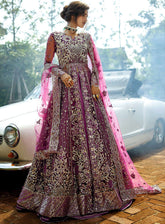Mushq Stardust Exclusive Wedding Embroidered Net 3 Piece Unstitched Suit MQ24SW D-01 STARSTRUCK ELEGANCE