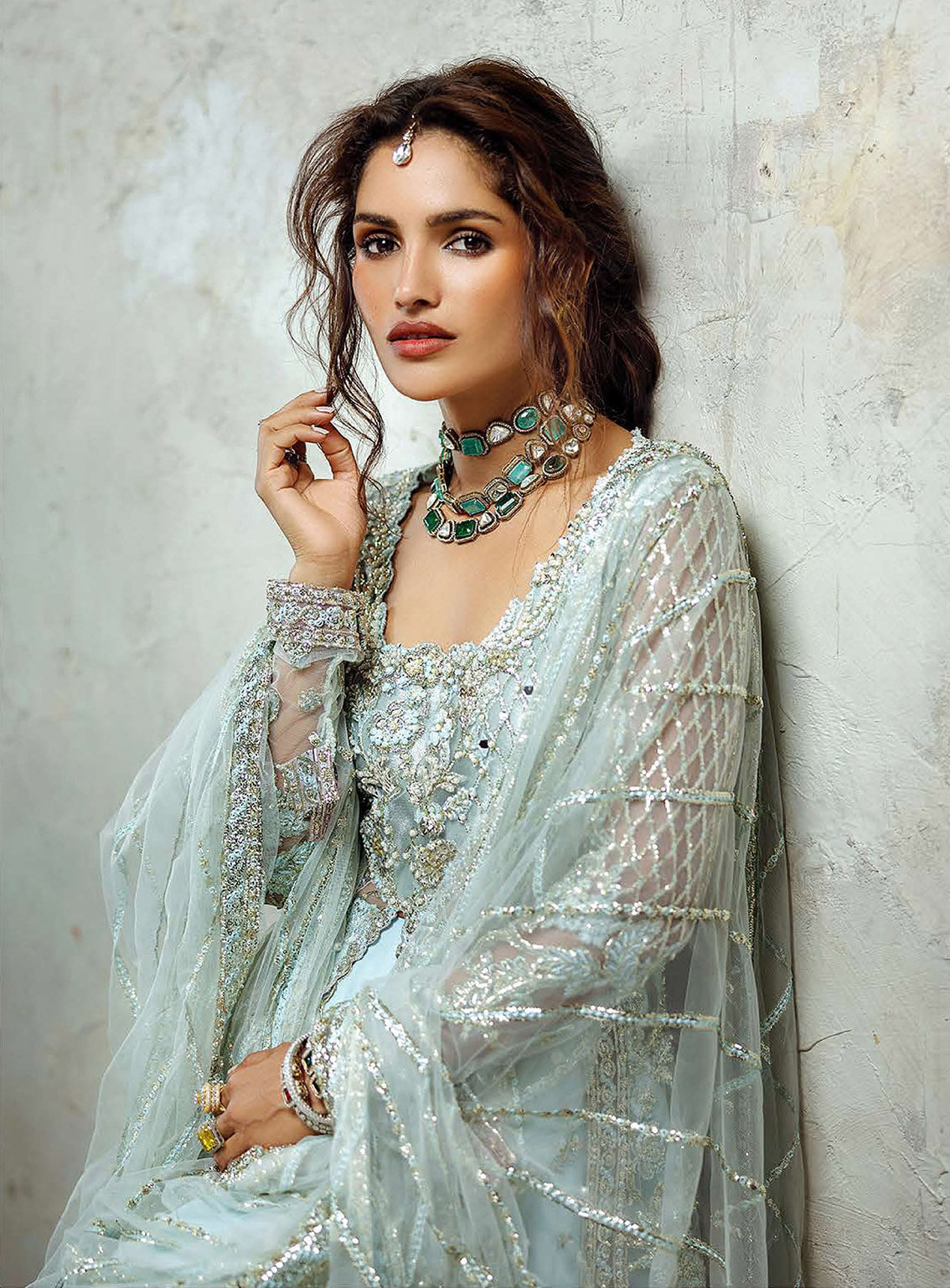 Mushq Stardust Exclusive Wedding Embroidered Net 3 Piece Unstitched Suit MQ24SW D-03 SILVER SCREEN Mushq Stardust Exclusive Wedding Embroidered Net 3 Piece Unstitched Suit MQ24SW D-03 SILVER SCREEN