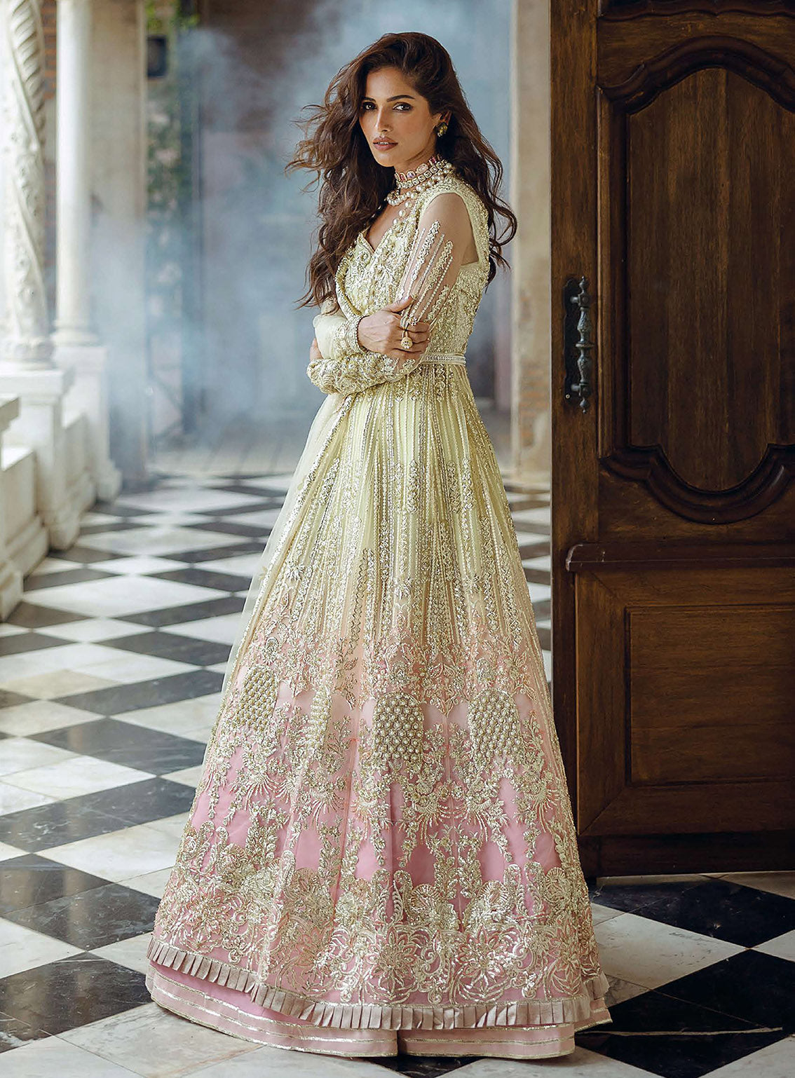 Mushq Stardust Exclusive Wedding Embroidered Net 3 Piece Unstitched Suit MQ24SW D-04 COSMIC COUTURE Mushq Stardust Exclusive Wedding Embroidered Net 3 Piece Unstitched Suit MQ24SW D-04 COSMIC COUTURE