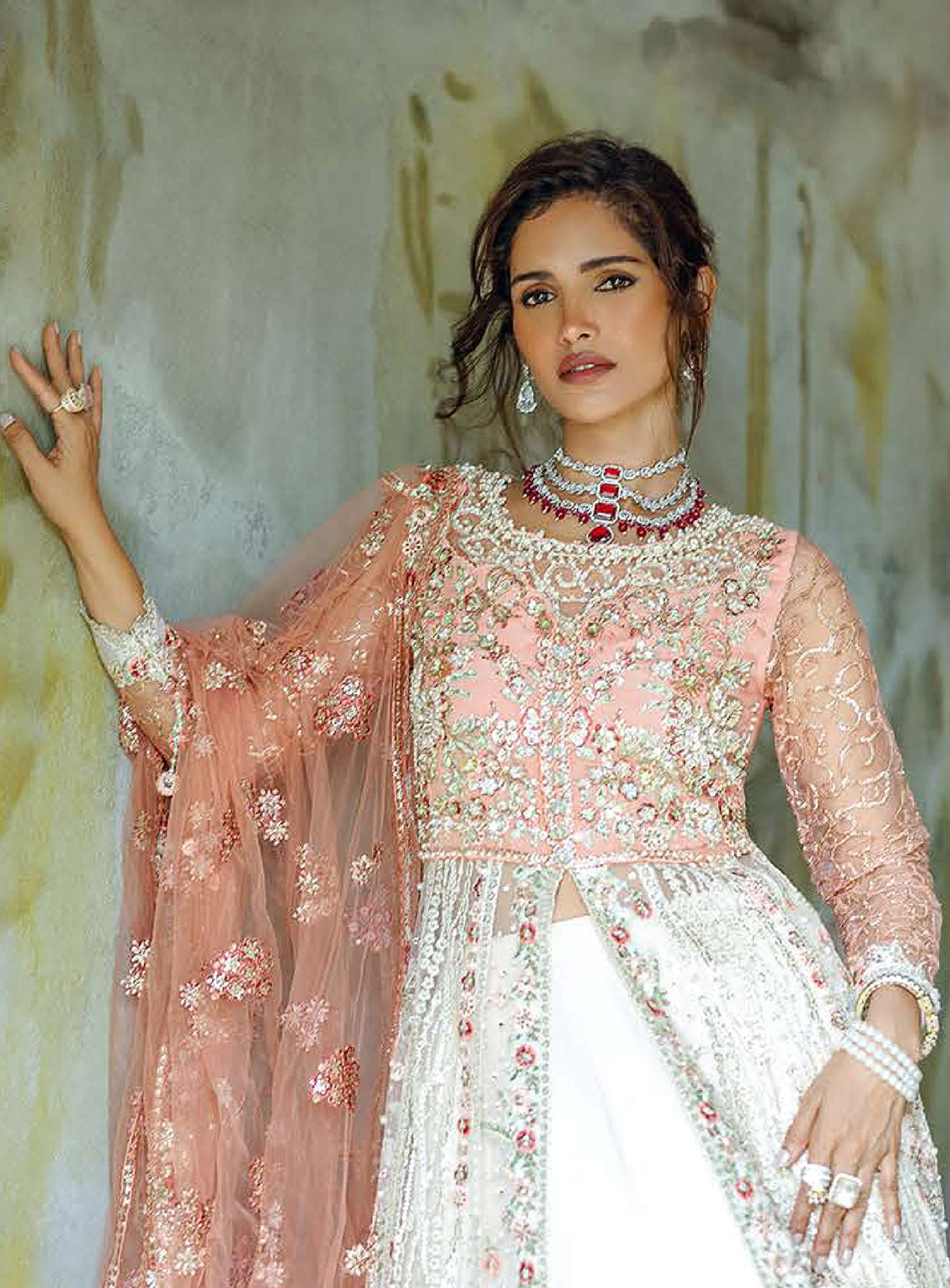 Mushq Stardust Exclusive Wedding Embroidered Net 3 Piece Unstitched Suit MQ24SW D-06 GALAXY GOWN Mushq Stardust Exclusive Wedding Embroidered Net 3 Piece Unstitched Suit MQ24SW D-06 GALAXY GOWN