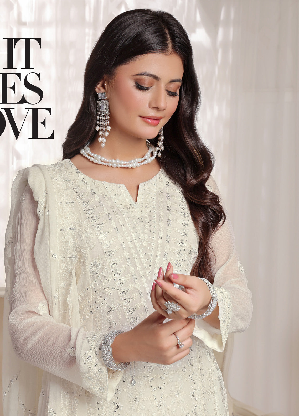 Myra By Soghat Creation Embroidered Chiffon 3 Piece Unstitched Suit SC25M LEC-02 Myra By Soghat Creation Embroidered Chiffon 3 Piece Unstitched Suit SC25M LEC-02