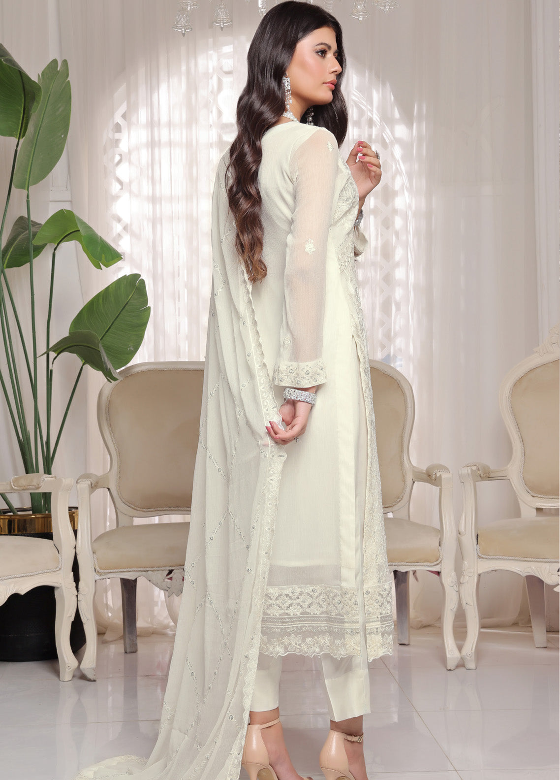 Myra By Soghat Creation Embroidered Chiffon 3 Piece Unstitched Suit SC25M LEC-02 Myra By Soghat Creation Embroidered Chiffon 3 Piece Unstitched Suit SC25M LEC-02