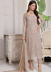 Myra By Soghat Creation Embroidered Chiffon 3 Piece Unstitched Suit SC25M LEC-06