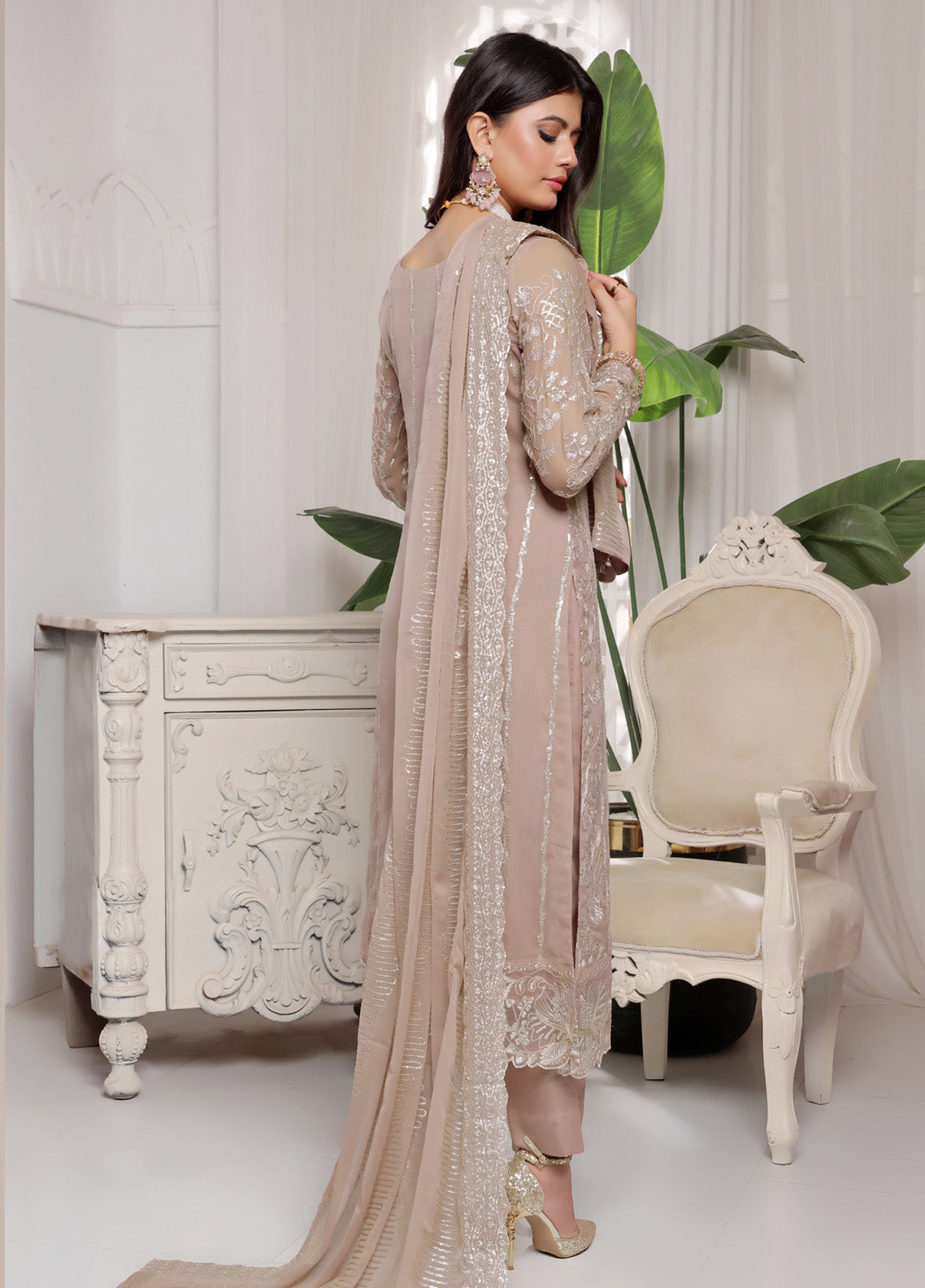 Myra By Soghat Creation Embroidered Chiffon 3 Piece Unstitched Suit SC25M LEC-06 Myra By Soghat Creation Embroidered Chiffon 3 Piece Unstitched Suit SC25M LEC-06