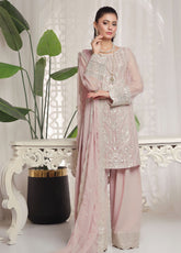 Myra By Soghat Creation Embroidered Chiffon 3 Piece Unstitched Suit SC25M LEC-09