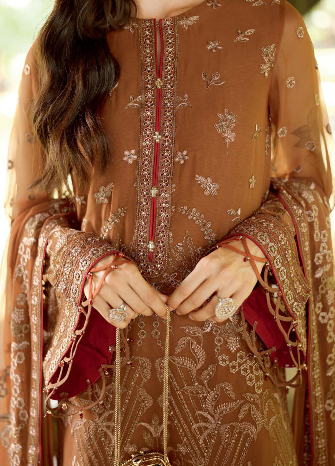 Naayab By Flossie Kuch Khas Embroidered Chiffon 3 Piece Unstitched Suit FL25NV1 D-K-109 Naayab By Flossie Kuch Khas Embroidered Chiffon 3 Piece Unstitched Suit FL25NV1 D-K-109