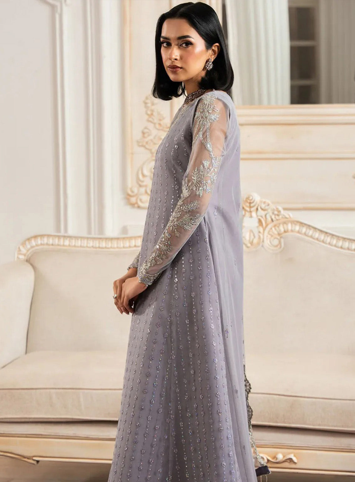 Nafees By Zarif Embroidered Net 3 Piece Unstitched Suit ZF24FE ZNAF-01 MERVE Nafees By Zarif Embroidered Net 3 Piece Unstitched Suit ZF24FE ZNAF-01 MERVE