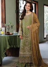 Naina By Imrozia Premium Embroidered Chiffon 3 Piece Unstitched Suit IMP24N I-191 AABIA