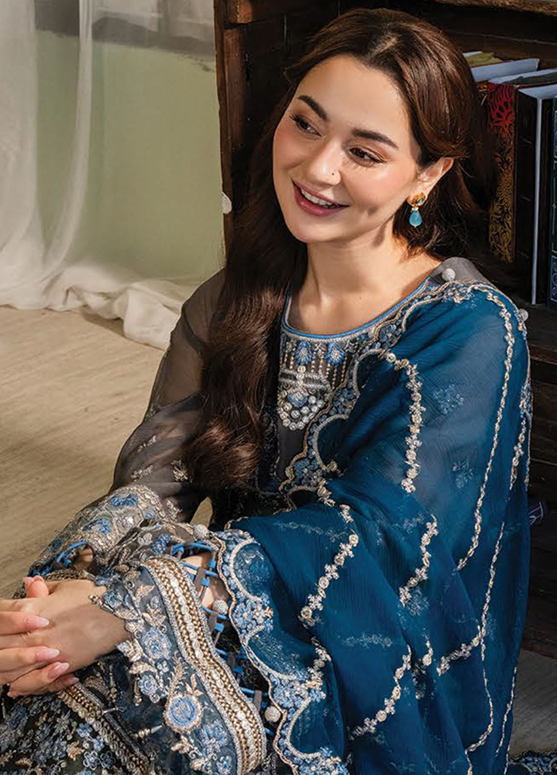 Naina By Imrozia Premium Embroidered Chiffon 3 Piece Unstitched Suit IMP24N I-192 NAZAHA Naina By Imrozia Premium Embroidered Chiffon 3 Piece Unstitched Suit IMP24N I-192 NAZAHA