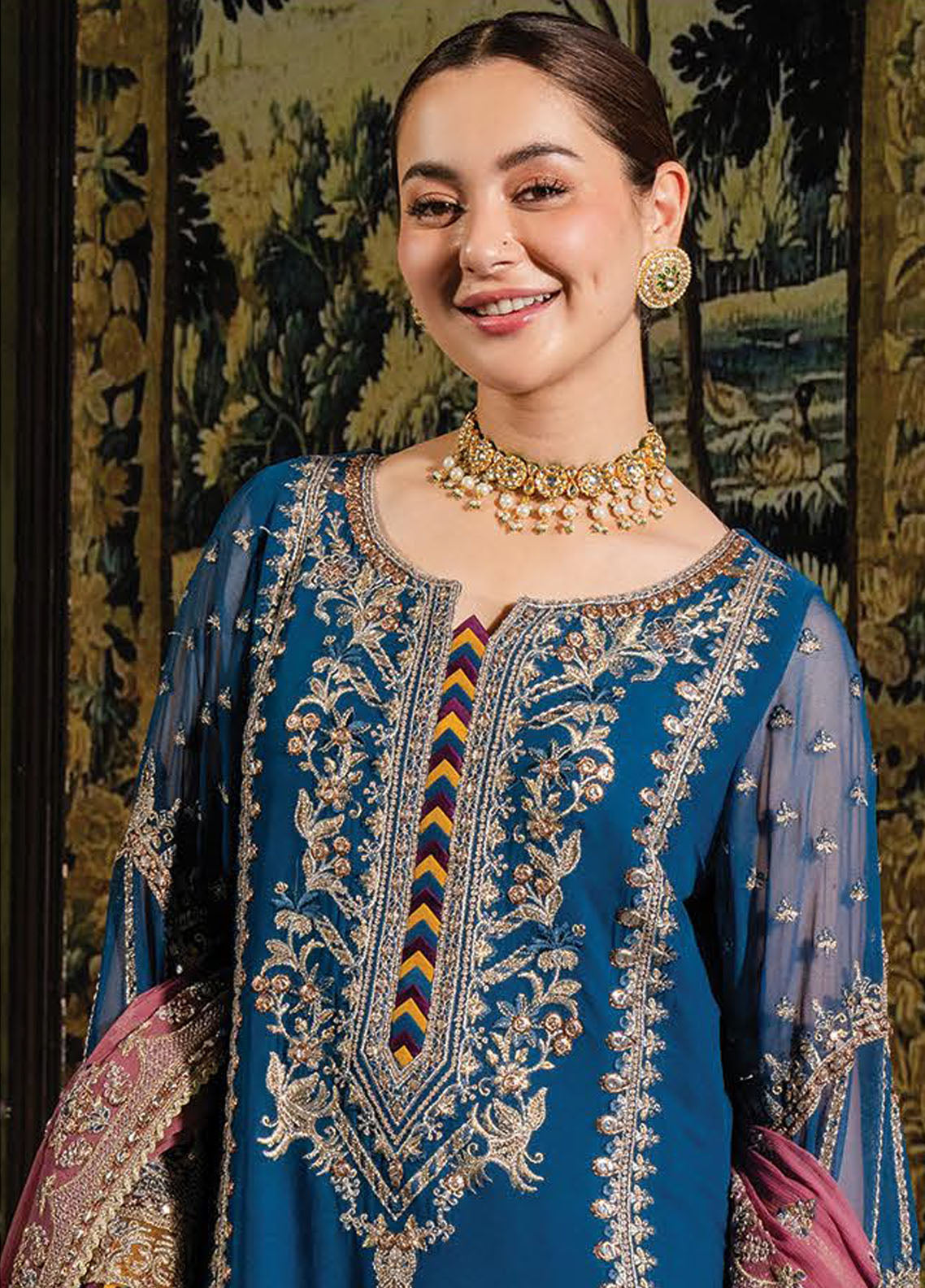 Naina By Imrozia Premium Embroidered Chiffon 3 Piece Unstitched Suit IMP24N I-197 AFSA Naina By Imrozia Premium Embroidered Chiffon 3 Piece Unstitched Suit IMP24N I-197 AFSA