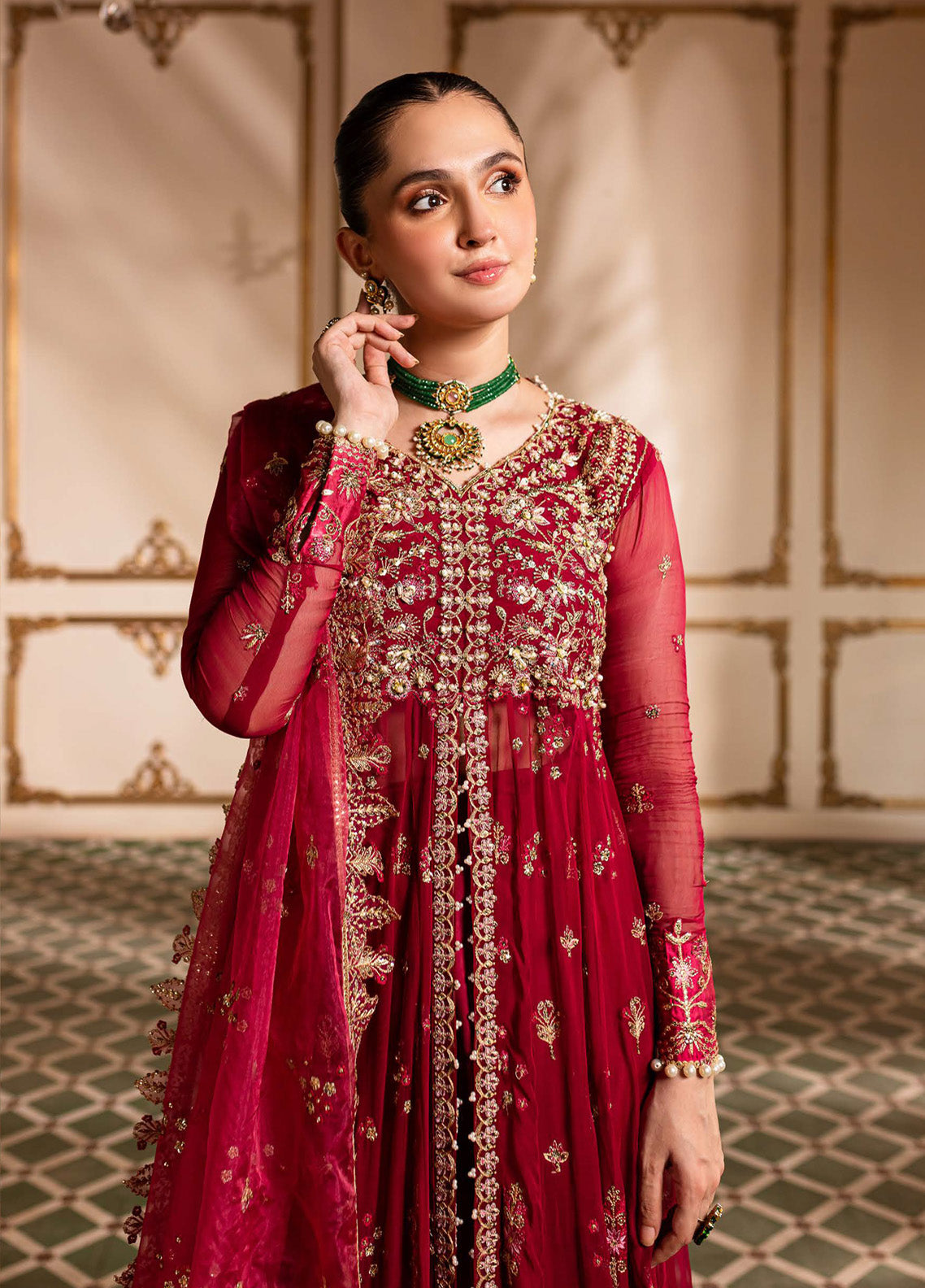 Naira By Roheenaz Embroidered Chiffon 4 Piece Unstitched Suit RNZ24N RNZ-01 DUA Naira By Roheenaz Embroidered Chiffon 4 Piece Unstitched Suit RNZ24N RNZ-01 DUA