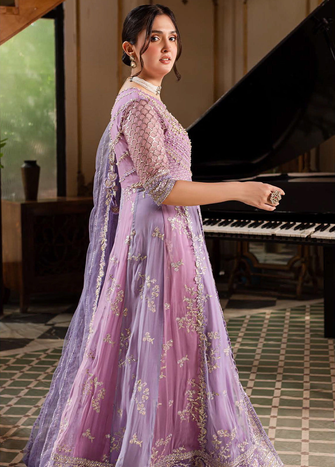 Naira By Roheenaz Embroidered Chiffon 4 Piece Unstitched Suit RNZ24N RNZ-05 SELINA Naira By Roheenaz Embroidered Chiffon 4 Piece Unstitched Suit RNZ24N RNZ-05 SELINA