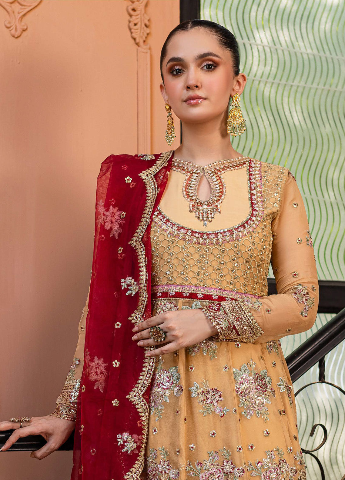 Naira By Roheenaz Embroidered Chiffon 4 Piece Unstitched Suit RNZ24N RNZ-07 AYLIN Naira By Roheenaz Embroidered Chiffon 4 Piece Unstitched Suit RNZ24N RNZ-07 AYLIN