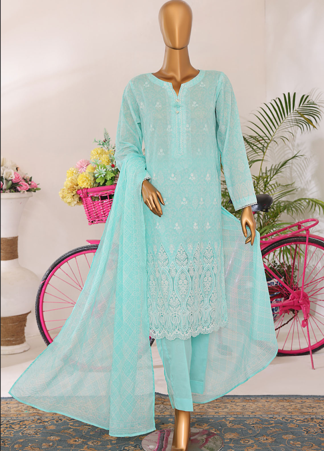 Nakshkari By HZ Textiles Embroidered Lawn 3 Piece Unstitched Suit HZ25NE NKE-561 Nakshkari By HZ Textiles Embroidered Lawn 3 Piece Unstitched Suit HZ25NE NKE-561