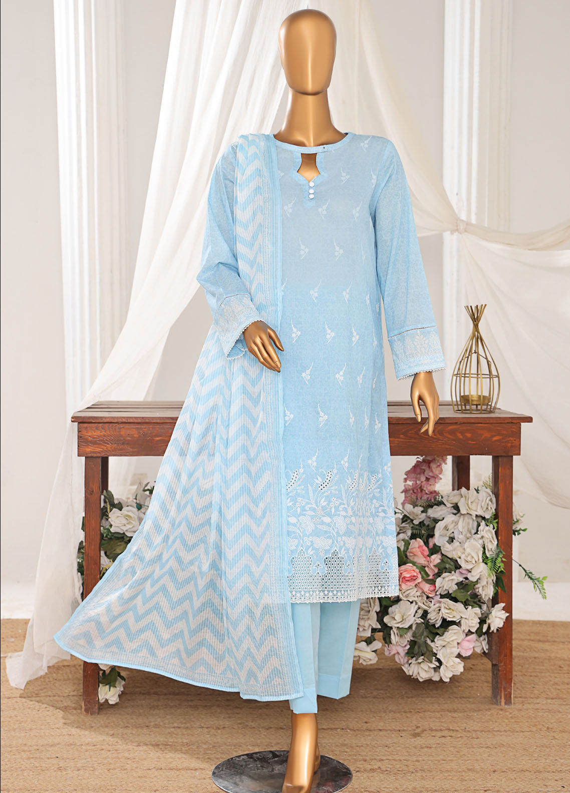 Nakshkari By HZ Textiles Embroidered Lawn 3 Piece Unstitched Suit HZ25NE NKE-563 Nakshkari By HZ Textiles Embroidered Lawn 3 Piece Unstitched Suit HZ25NE NKE-563