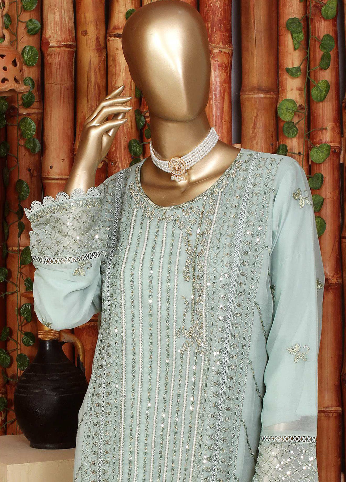 Naqshi By Romosh Embroidered Chiffon 3 Piece Stitched Suit RNPC25NCF D-192 (MG) Naqshi By Romosh Embroidered Chiffon 3 Piece Stitched Suit RNPC25NCF D-192 (MG)
