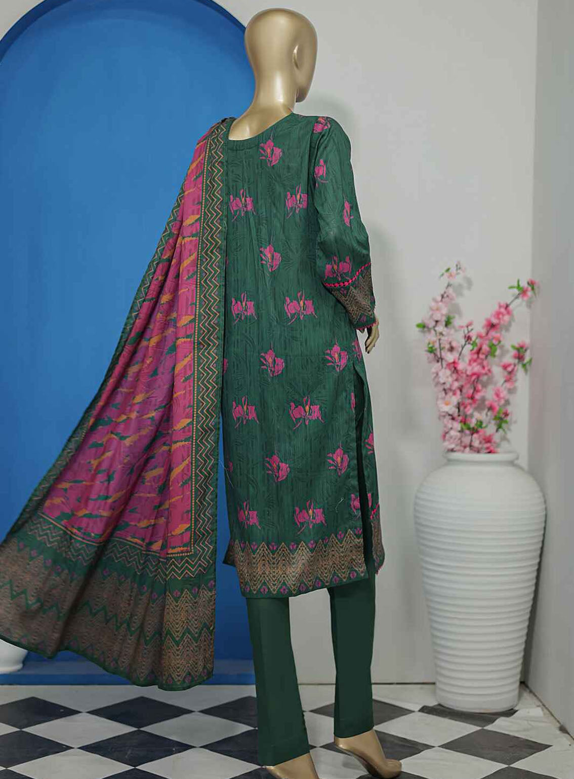Nayab By HZ Textile Digital Printed Doriya Lawn 3 Piece Unstitched Suit HZ24ND NPD-66 Nayab By HZ Textile Digital Printed Doriya Lawn 3 Piece Unstitched Suit HZ24ND NPD-66