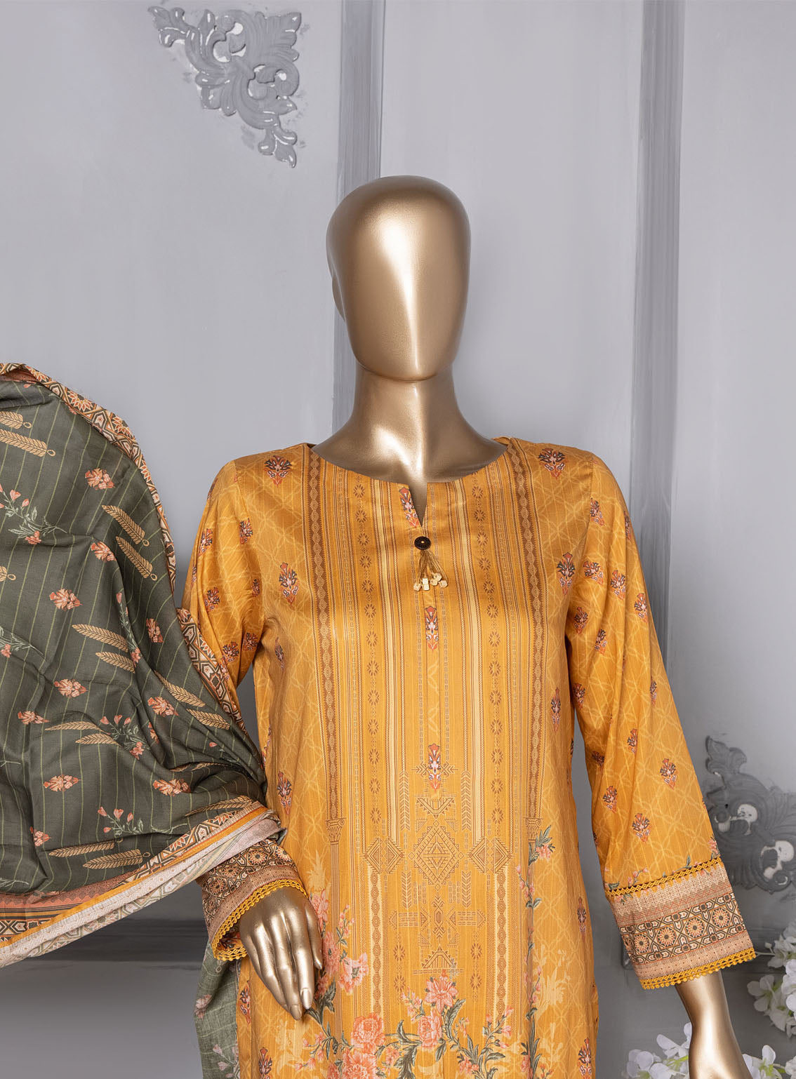 Nayab By HZ Textile Digital Printed Doriya Lawn 3 Piece Unstitched Suit HZ24NDV2 NPD-05 Nayab By HZ Textile Digital Printed Doriya Lawn 3 Piece Unstitched Suit HZ24NDV2 NPD-05