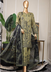 Nayab By HZ Textile Digital Printed Lawn 3 Piece Unstitched Suit HZ25NV2 NPD-02