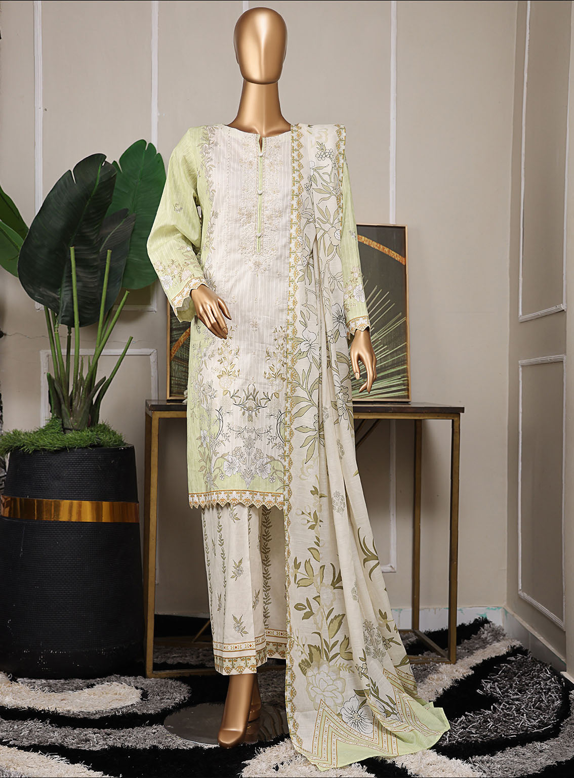 Nayab By HZ Textile Embroidered Cotton Lawn 3 Piece Unstitched Suit HZ25NPEDV3 NPE-01 Nayab By HZ Textile Embroidered Cotton Lawn 3 Piece Unstitched Suit HZ25NPEDV3 NPE-01