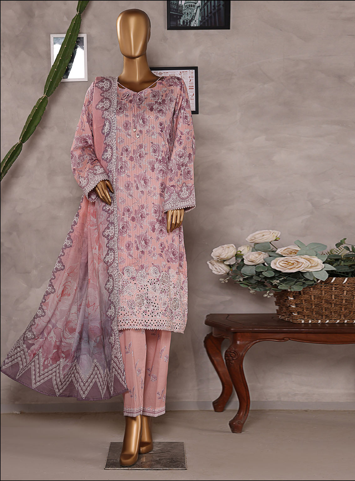 Nayab By HZ Textile Embroidered Cotton Lawn 3 Piece Unstitched Suit HZ25NPEDV3 NPE-03 Nayab By HZ Textile Embroidered Cotton Lawn 3 Piece Unstitched Suit HZ25NPEDV3 NPE-03