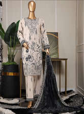 Nayab By HZ Textile Embroidered Cotton Lawn 3 Piece Unstitched Suit HZ25NPEDV3 NPE-04