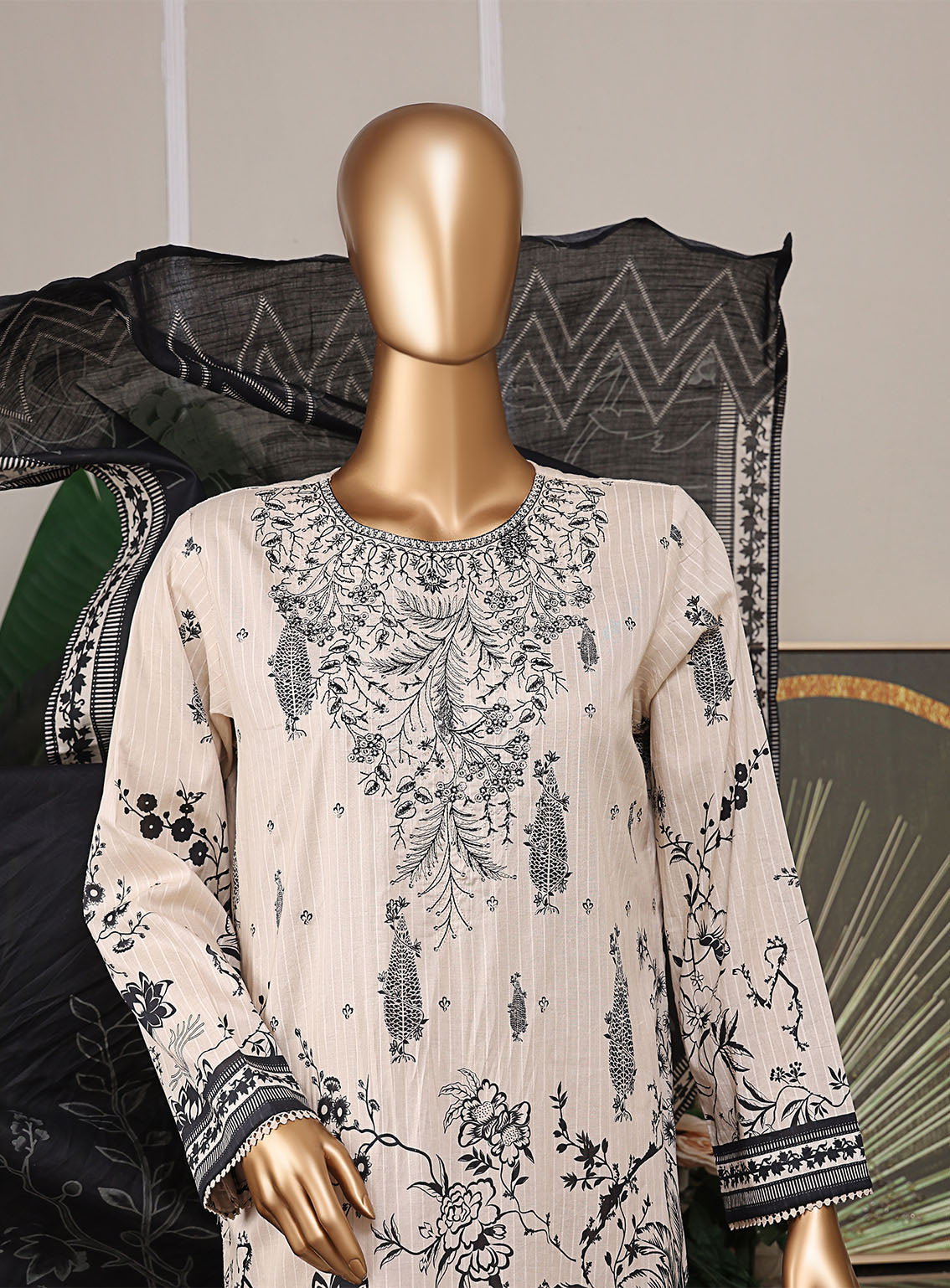 Nayab By HZ Textile Embroidered Cotton Lawn 3 Piece Unstitched Suit HZ25NPEDV3 NPE-04 Nayab By HZ Textile Embroidered Cotton Lawn 3 Piece Unstitched Suit HZ25NPEDV3 NPE-04