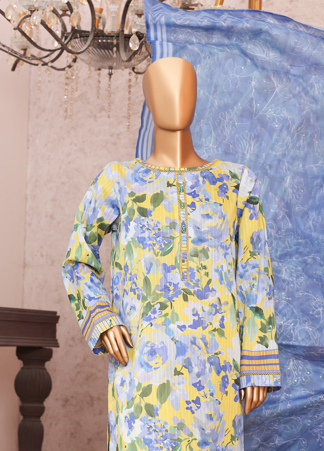 Nayab By HZ Textile Embroidered Cotton Lawn Doriya 3 Piece Unstitched Suit HZ24NED NEP-02 Nayab By HZ Textile Embroidered Cotton Lawn Doriya 3 Piece Unstitched Suit HZ24NED NEP-02