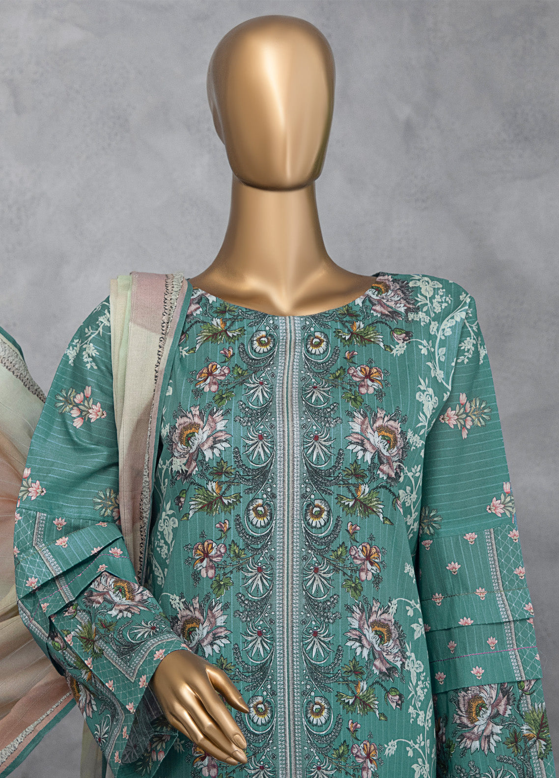 Nayab By HZ Textile Embroidered Lawn 3 Piece Unstitched Suit HZ25NEV3 NPE-05 Nayab By HZ Textile Embroidered Lawn 3 Piece Unstitched Suit HZ25NEV3 NPE-05