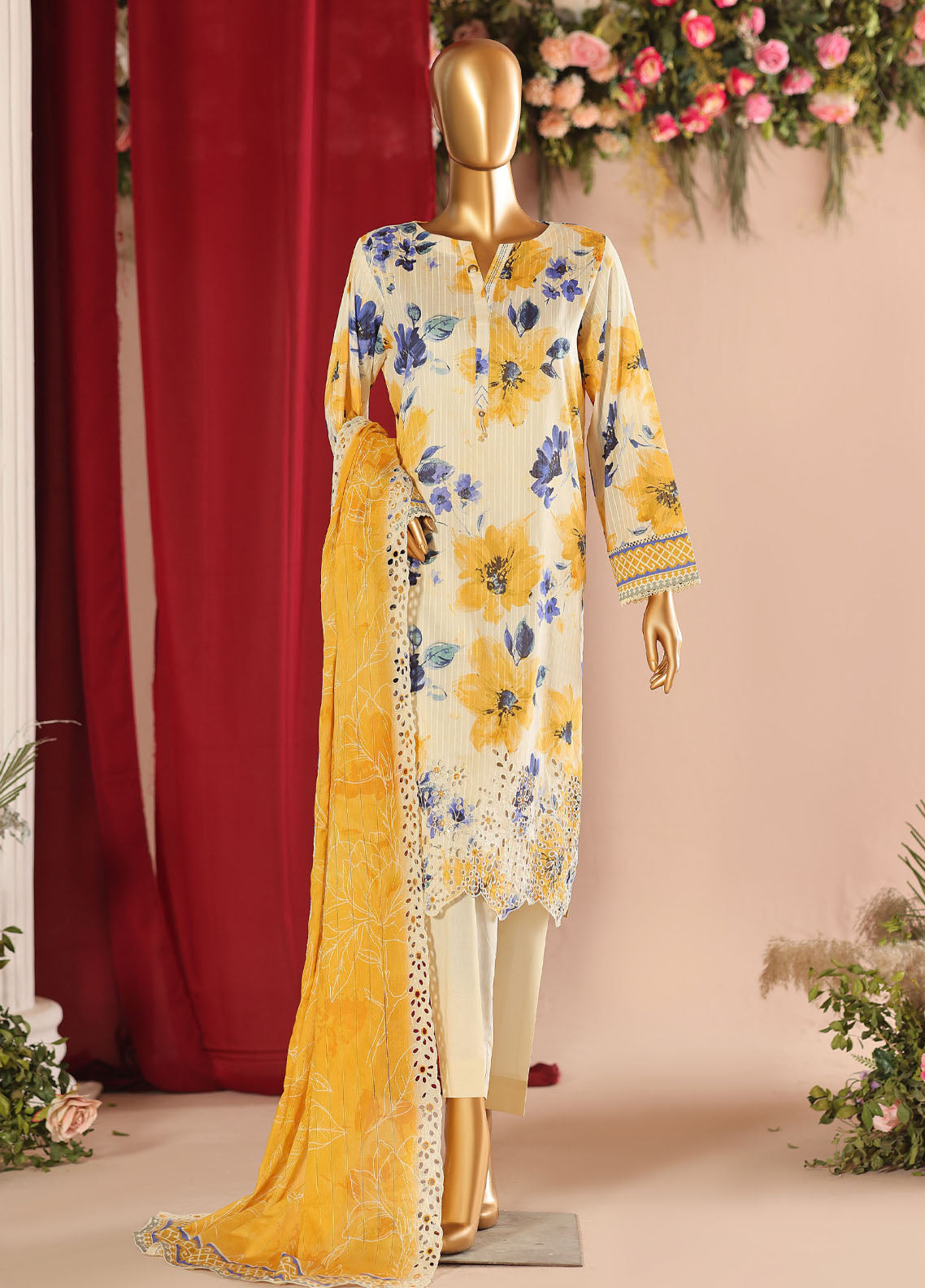 Nayab By HZ Textiles Printkari Embroidered Lawn 3 Piece Unstitched Suit HZ26NPE D-NPE-02 Nayab By HZ Textiles Printkari Embroidered Lawn 3 Piece Unstitched Suit HZ26NPE D-NPE-02